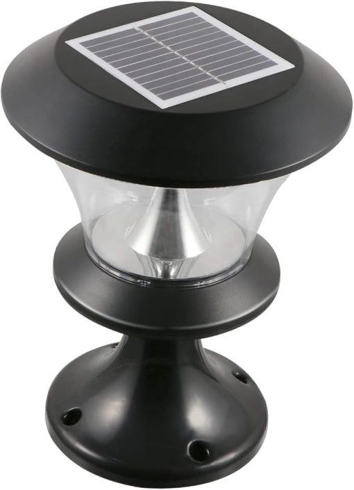 Solar LED Lawn Light Outdoor Garden Decor Waterproof Post Cap Lights