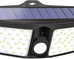 KOHARA Waterproof Solar Motion Sensor Wall Light 100 LED 270° Angle