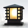Retro Rainproof Post Lantern for Garden Patio Outdoor Lighting 3