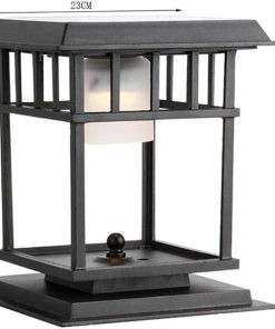 Waterproof Metal Flickering Flame Garden Torches for Outdoor Lighting 2