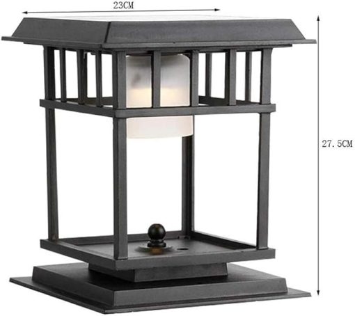 Waterproof Metal Flickering Flame Garden Torches for Outdoor Lighting - Image 2
