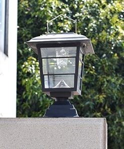 Outdoor Solar Wall Lamps LED Post Lanterns Waterproof Decorative Light