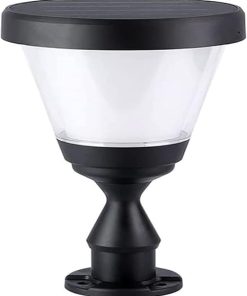 Outdoor Solar LED Pillar Light for Courtyard and Patio Use