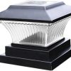 Retro LED Solar Powered Pillar Light for Outdoor Landscaping 4