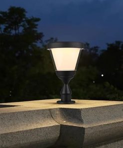 8000mAh Solar Pillar Lamp Waterproof Outdoor Landscape Light 2