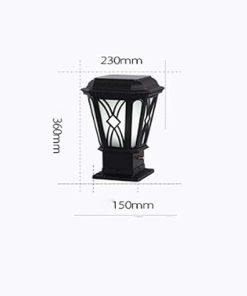 Solar Waterproof Wall Lamp for Outdoor Garden and Landscape Lighting 2