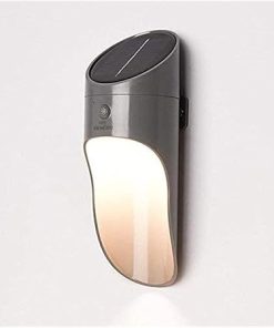 Outdoor Solar Wall Lamp LED Waterproof Automatic Light IP65 Gray
