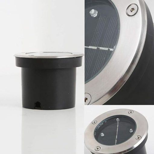 Recessed Solar LED Outdoor Corner Lamp Waterproof for Garden Patios - Image 2