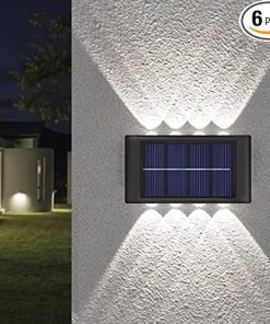 Outdoor Solar Light Two Way Wall Decor Waterproof LED Sensor Lamp