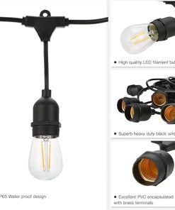 Outdoor Waterproof Solar String Lights for Garden and Party Decor 2