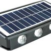 Black 4×4 Post Cap Solar Light for Outdoor Garden and Patio Use 4