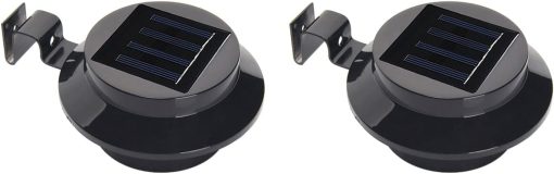 Outdoor Solar Deck Lights LED Lanterns for Garden Pathway 2 Pcs