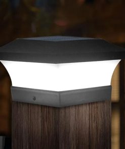 Solar LED Column Light 2000mAh Outdoor IP65 Waterproof 2 Pack 2