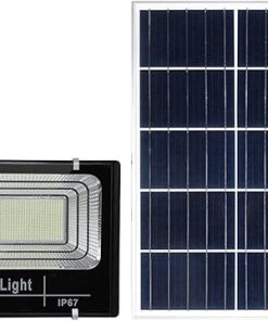 Outdoor Lamp Post Lights LED Solar Flood Lights for Security Garden