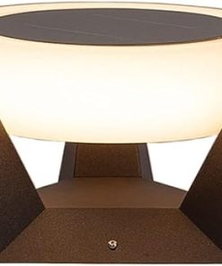 Solar LED Outdoor Column Lamp for Villa and Lawn Waterproof Lighting