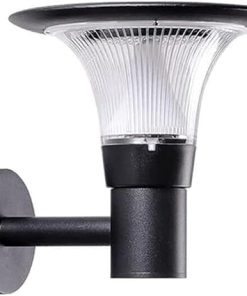 Waterproof Outdoor Wall Sconce Solar Acrylic Lamp for Garden Lighting