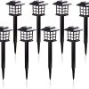 Outdoor Solar Wall Lamp LED Waterproof Automatic Light IP65 Gray 4