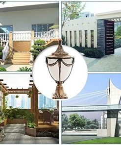 Retro Bronze Waterproof Wall Lamp for Outdoor Living Spaces 2