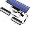 Aluminum LED Solar Pillar Lamp for Outdoor Garden Landscape Decor 3