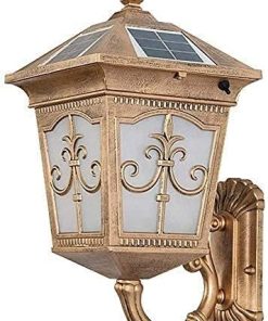 Outdoor Waterproof LED Lamp Post Lights for Vintage Solar Decor