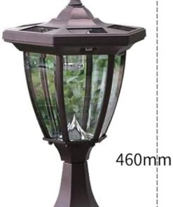 Solar Outdoor Lamp Post Light Aluminum LED Waterproof Pillar Light 2