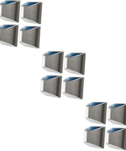 DOITOOL 12 Pack Solar Fence Post Lights Outdoor Security Wall Lamp