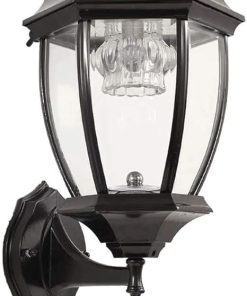 Creative Black Outdoor Solar Stone Lamp for Lawn and Garden Lighting