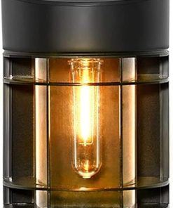 Solar Waterproof Wall Lamp for Outdoor Fence Deck Decorative Lighting