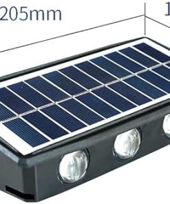 Super Bright Solar Wall Washer Light for Garden and Home Waterproof 2