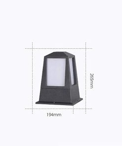 Solar Wall Lamp Outdoor Waterproof Metal Flickering Lights for Garden 2