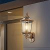 DOITOOL 5pcs Solar Outdoor Wall Lamp Fence Light Garden Decor 4
