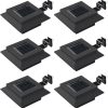 Modern Outdoor Solar Wall Lighting Black Porch Sconce for Home Garage 3