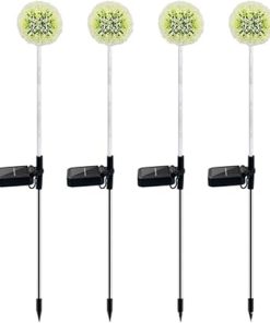 Outdoor Solar Flower Garden Lights Set for Lawn Street and Porch