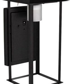 Solar Waterproof Outdoor LED Wall Lamp Metal Glass Sconce Light