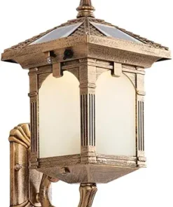 Solar Wall Lamp 2W Outdoor Lantern for Entry and Door Lighting 2