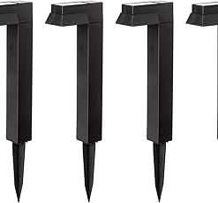 Solar Ground Lights Waterproof 6 Pack LED Outdoor Landscape Lighting
