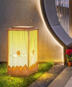 Stainless Steel Solar Lamp Post Outdoor Light for Home and Yard 2