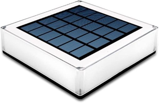 Solar Post Lights Outdoor RGB LED for Decks Fences and Gardens
