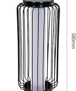 Modern Minimalist Solar Garden Light Waterproof Outdoor Lamp Warm Light 2