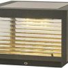 Modern Solar LED Outdoor Post Light Waterproof Garden Landscape Lamp