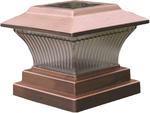 Waterproof Solar Post Lamp for Outdoor Garden and Courtyard Lighting
