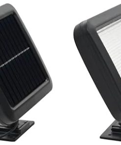 Energy Efficient Black Solar Lamp with Motion Sensor LED Lights 2