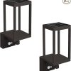 2 Pack Solar Wall Lanterns with Motion Sensor for Outdoor Use