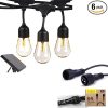 Flash Furniture 12 Pack LED Solar Lights All Weather Stainless Steel 3