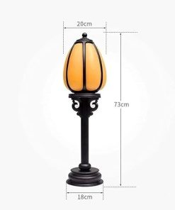 Solar Wall Lamp Outdoor Waterproof Metal Flickering Lights for Garden 2