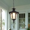 Solar Powered Outdoor Garden Pendant Lights Waterproof Ceiling Chandelier 4