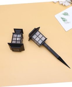 4pcs Solar Stigma Light Pathway LED Lights for Outdoor Garden Use 2