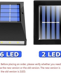 2-Pack Waterproof Solar LED Spotlights for Garden and Pool Lighting 2