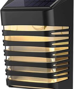 Outdoor Solar Wall Lamp for Garden Balcony Yard Lighting Decor