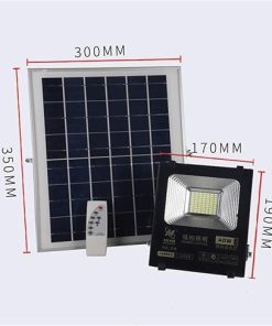 Solar Home Floodlight Outdoor Garden Security Light 40W Rechargeable 2